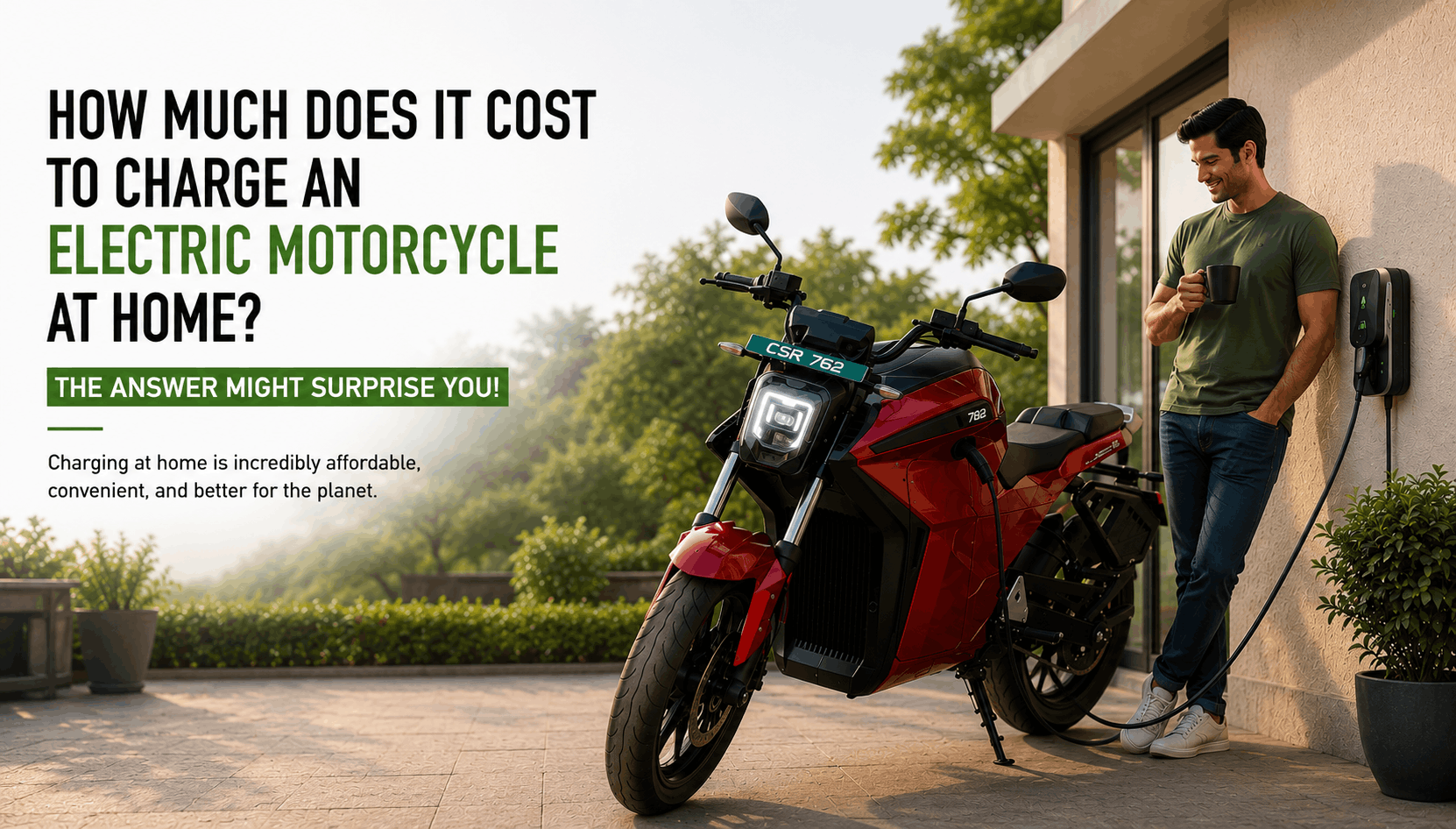 How Much Does It Cost to Charge an Electric Motorcycle at Home? The Answer Might Surprise You